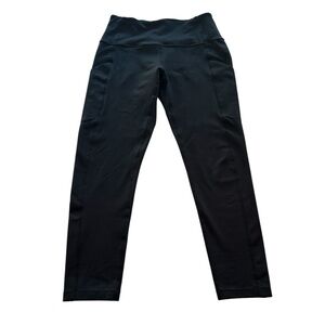 Zella Cropped Side Pocket Black Leggings Women’s Size Medium